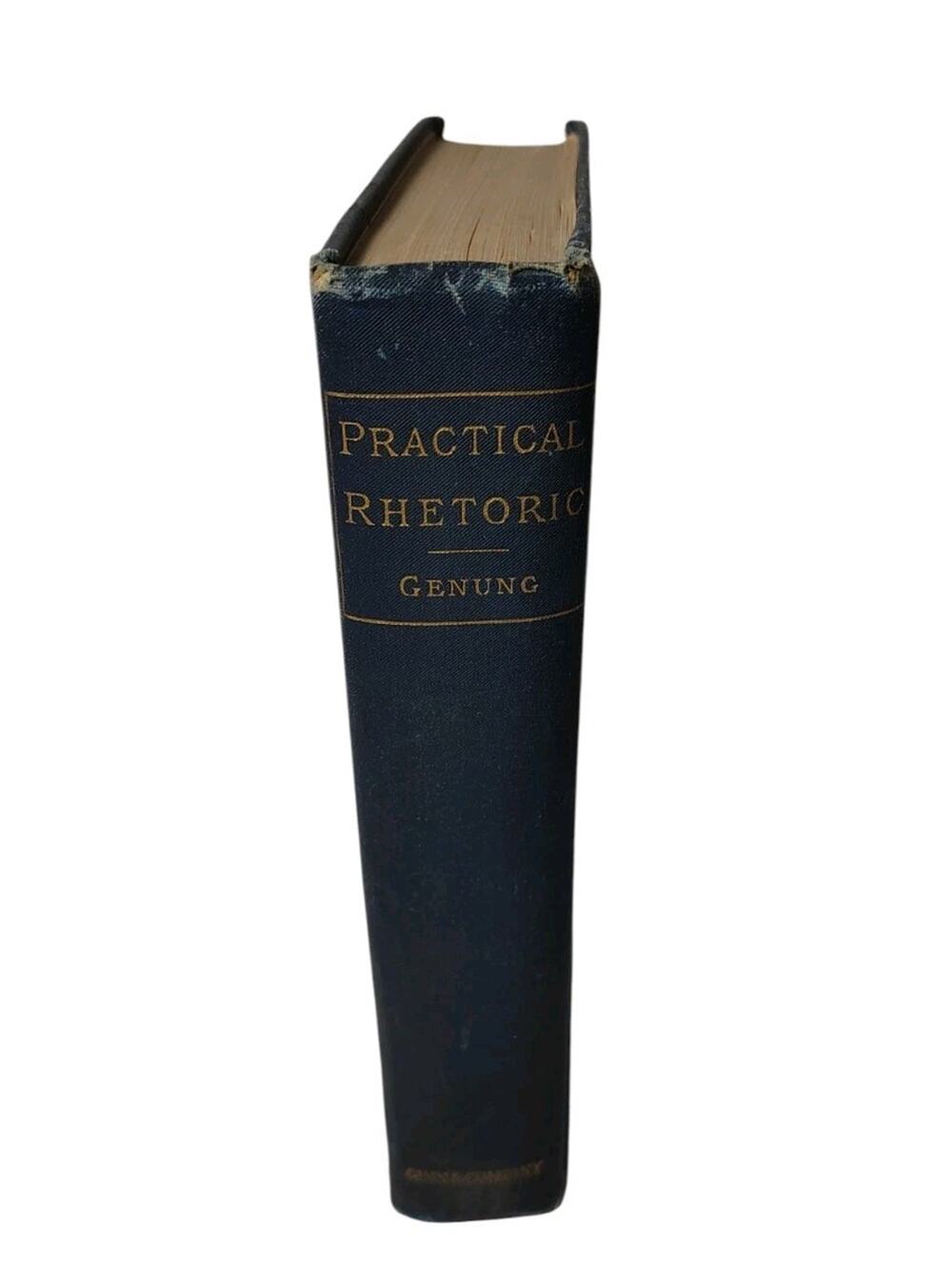The Practical Elements Of Rhetoric Book 1898 Genung Antique Rare Vintage Words